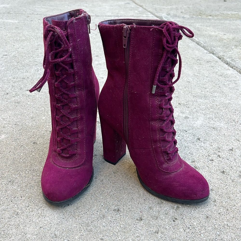 Faux Laced Boots